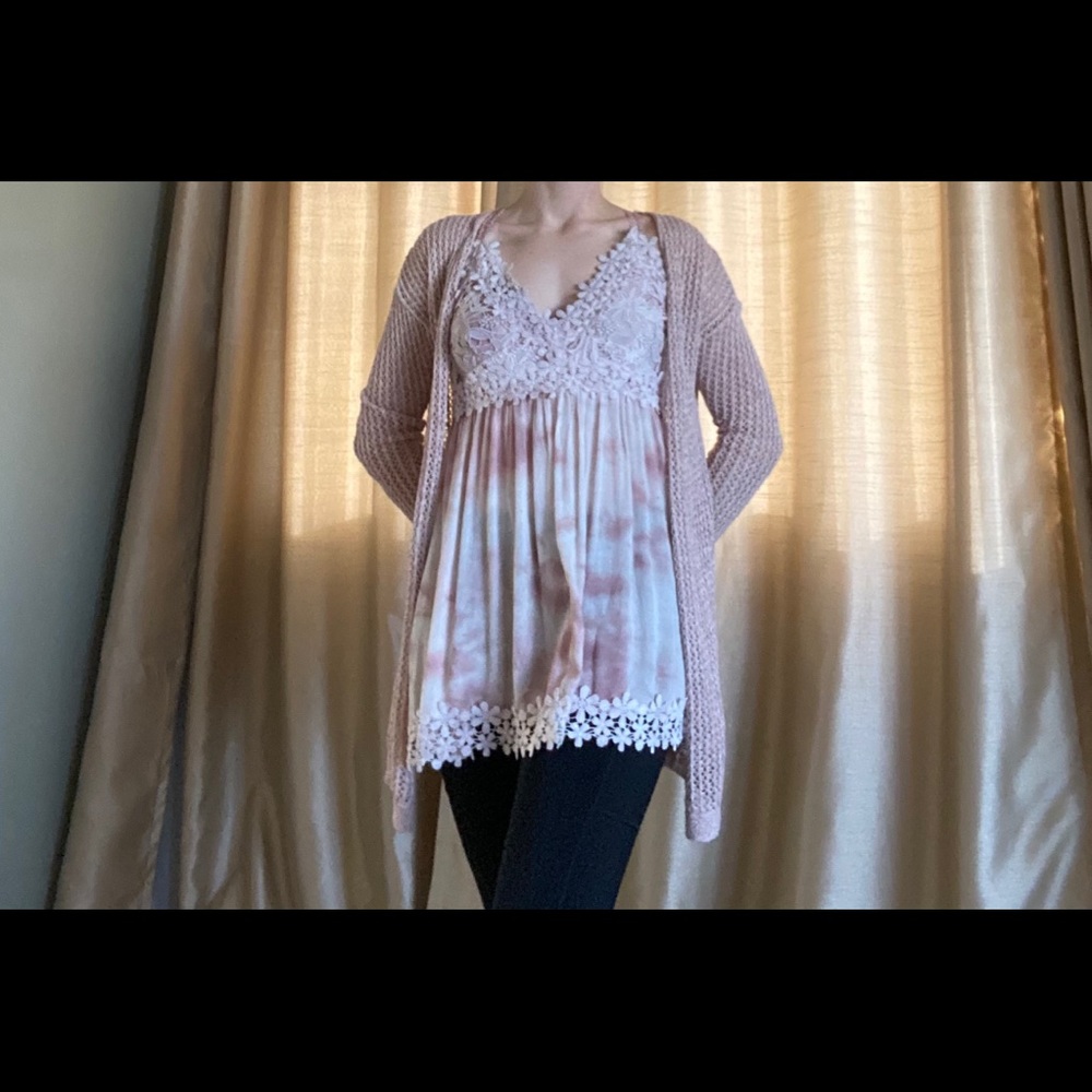 Pink blouse